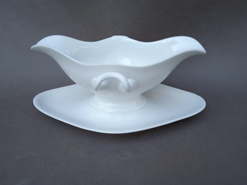 Ancienne saucière blanche - , en