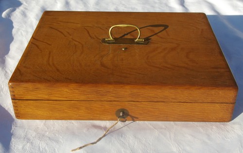 Ancien coffret ecrin bois - ecrin,