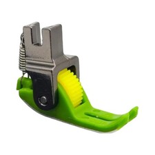 Pied-de-biche à rouleau pour machines à denim, cuir et point noué, molette