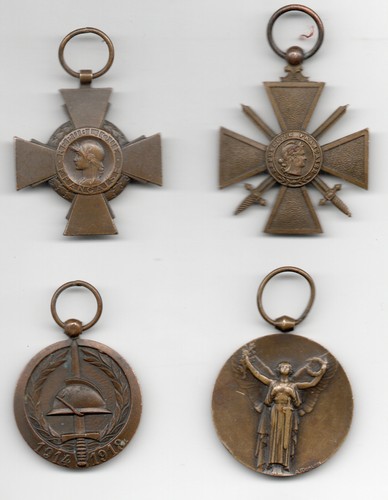 Lot médailles militaires - médailles,