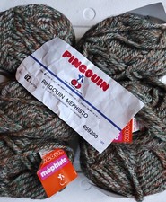 Lot de 6 Pelotes de laine Pingouin Mephisto Marbre