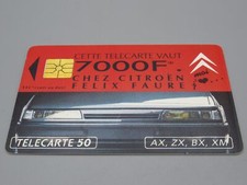 Télécarte citroën - télécarte, 50