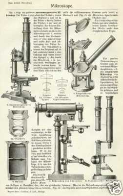 Microscope zeiss holzstiche - holzstiche, +