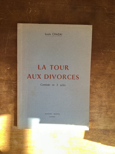 Chazai tour aux divorces - -,