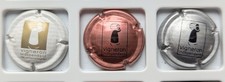 3 capsules champagne VIGNERON INDEPENDANT  N 2 - 8 - 9