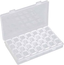 Boîte de Rangement pour Perles de Diamond Painting, 28 Compartiments à Diamants
