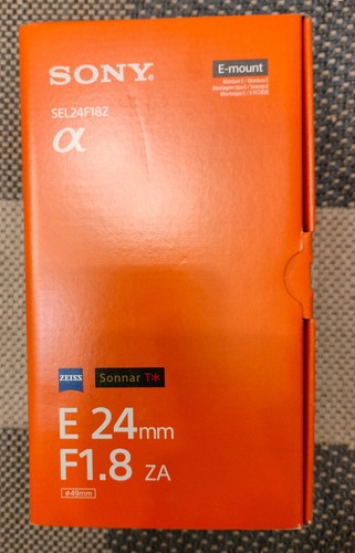 Sony sel24f18z sonnar t - -, e