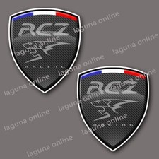 Autocollant décalcomanie peugeot rcz racing logo brillant résistant aux intem...