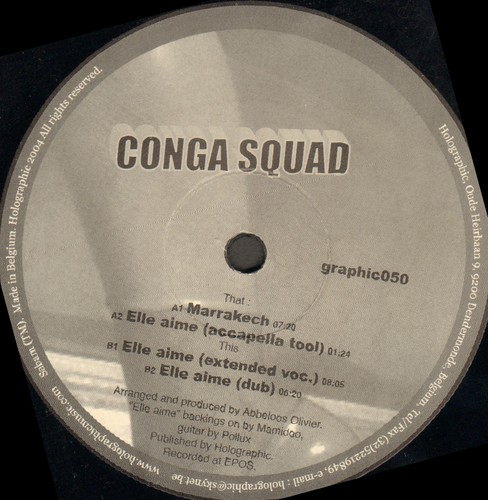 Conga squad elle aime - elle,