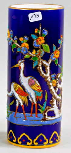 Emaux longwy vase rouleau - emaux, longwy.