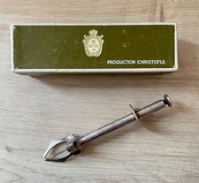 Pince à sucre Christofle  métal argenté Made In France LG 13 cm Boîte D'origine