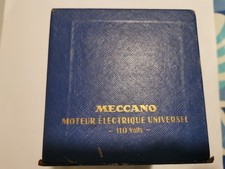 MECCANO MOTEUR ELECTRIQUE UNIVERSEL 110 VOLTS AVEC  BON DE GARANTIE