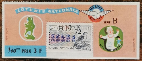 Billet loterie nationale - billet,