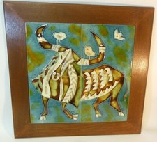 Vtg Asian Chinese ASIAN Tile