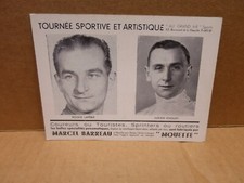 CYCLISME carte publicitaire Roger LAPEBIE Lucien CHOURY fabricant BARREAU 