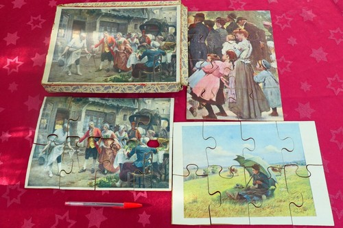 Grands puzzles anciens - puzzles,