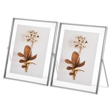 Accueil Photo Cadres, Classique Collection Photo Affichage(8x10pouce, Argent)