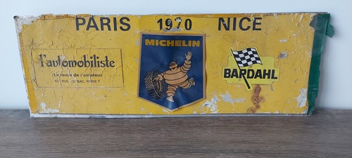 Plaque rallye paris nice 1970 - plaque,