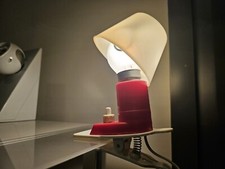 Ancienne Magnifique Lampe Champignon  Pince / Liseuse Tout Plastique 1960 . 1970