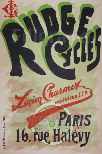 Rudge vélo cycles - vélo/cycles, rfkj-poster
