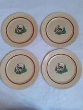 Lot 4 assiettes dessert