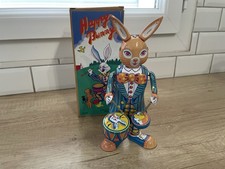Lapin MS 298 Jouet Mécanique En Tôle Avec Sa Clé 