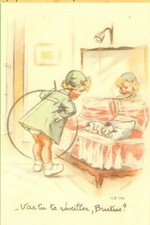 Germaine BOURET carte postale