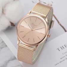 Montre mixte doré rosé bijou