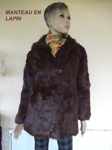 Veste manteau vrai - 3/4,