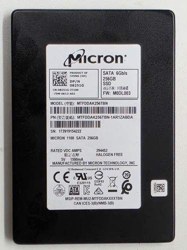 Ssd micron sata 256gb - micron,