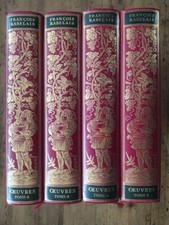 Oeuvres 4 tomes F. Rabelais