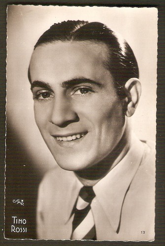 Tino rossi carte postale - tino,