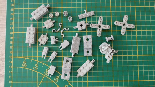 Lot lego vrac couleur gris - lot,