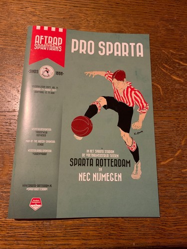 Programme sparta rotterdam - programme, vs