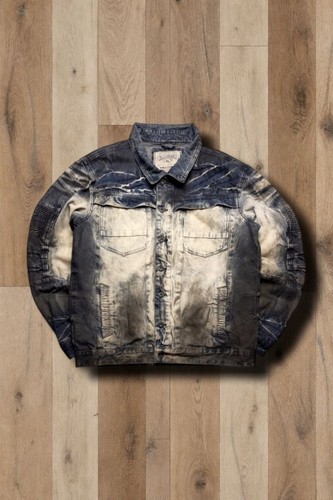 Veste biker jean smoke - jean,