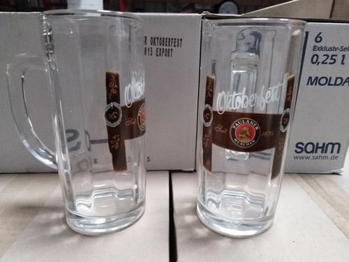 Lot verres bière chope - de,