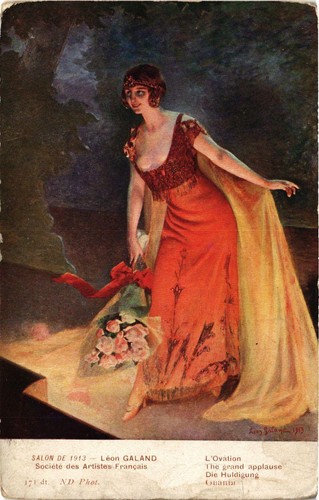 Cpa salon 1913 leon - de,