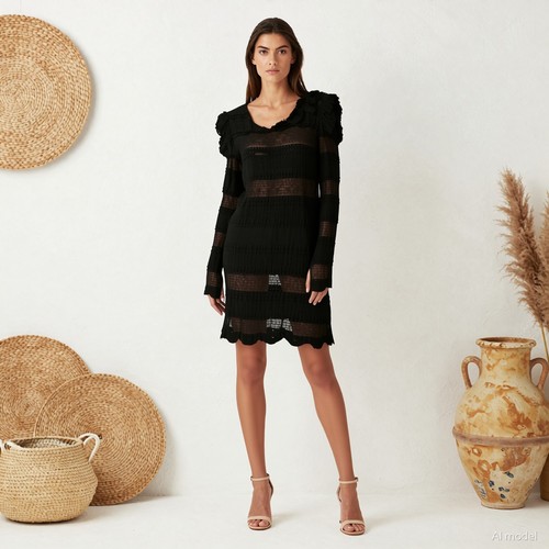 Soirée goth robe longue - robe, mi-longue