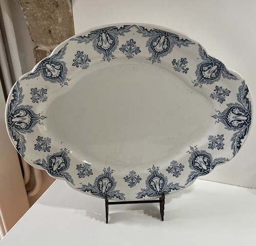 Ancien plat oval g - oval, k&g