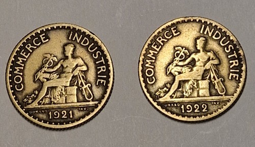 Pièces bon pour franc - pièces,