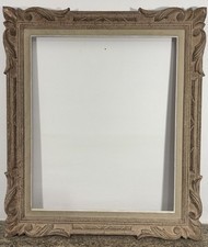 Cadre ancien sculpté Montparnasse 10F Feuillure: 55,5x46,5 cm Entier: 69x60 cm