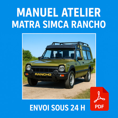 Manuel atelier matra - manuel,