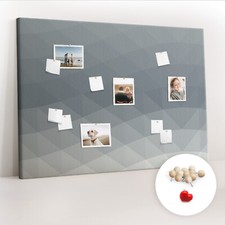 Décoratif Tableau d'affichage Tableau en liège 140x100 Anstraction de vagues