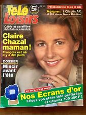 Télé Loisirs 15/05/1995; Claire Chazal/ Elton John/ Béatrice Saubin/Gérard Vivés