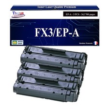 T3AZUR - 3x Toners  (non OEM) compatibles avec Canon FX3 / EP-A  - 2 700 pages