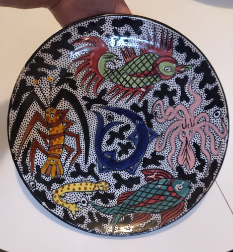 Plat décoratif céramique
