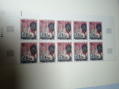 Timbre france tableau dame - timbre,