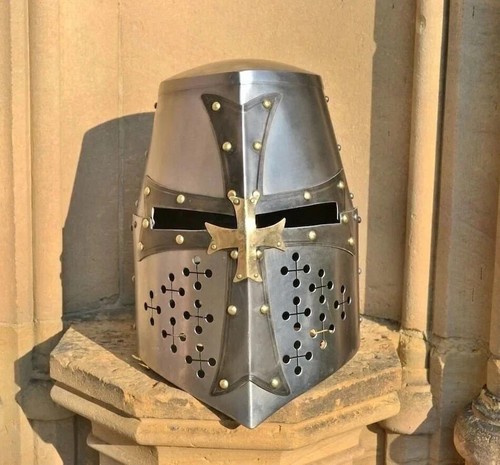 Casque templier guerrier - casque,