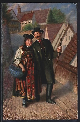 Carte postale artiste - carte, d'artiste