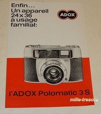 DEPLIANT publicitaire ADOX